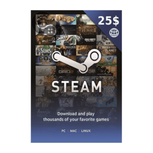 Steam Gift Card 25 USD Global Lahore